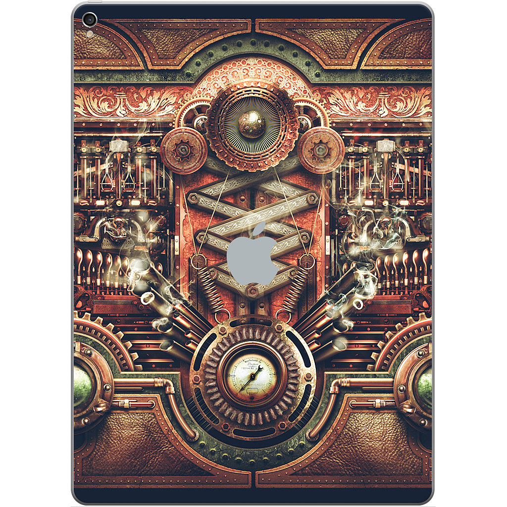 Steampunk Motherboard iPad Skin