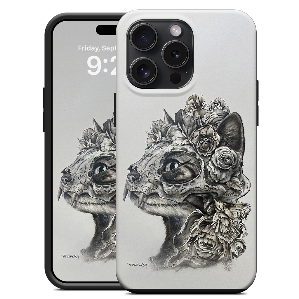 Muerte Cat iPhone Case