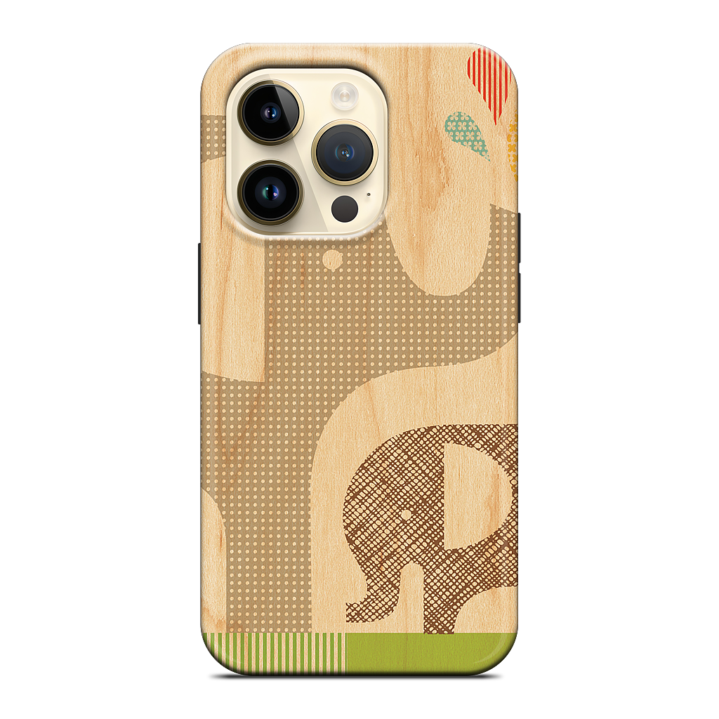 Elephant with Calf iPhone Case