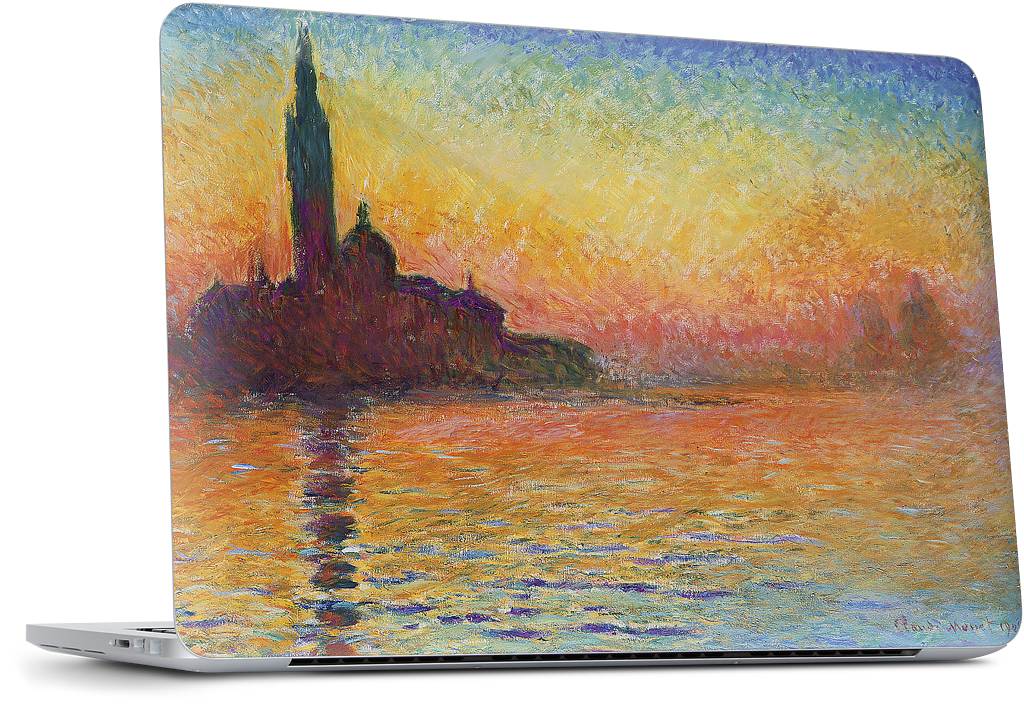 Sunset in Venice MacBook Skin