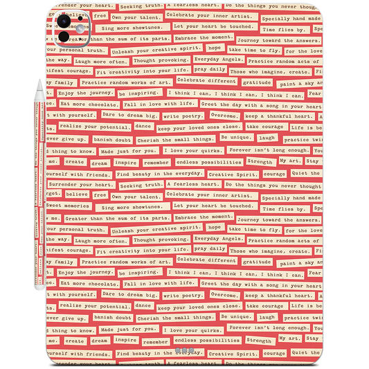 Happy Thoughts iPad Skin