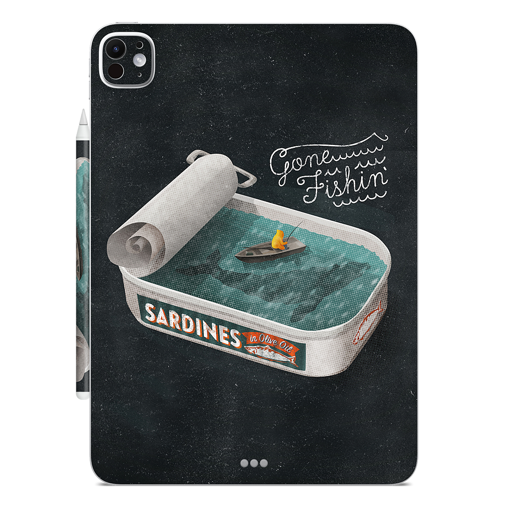 Gone Fishin' iPad Skin