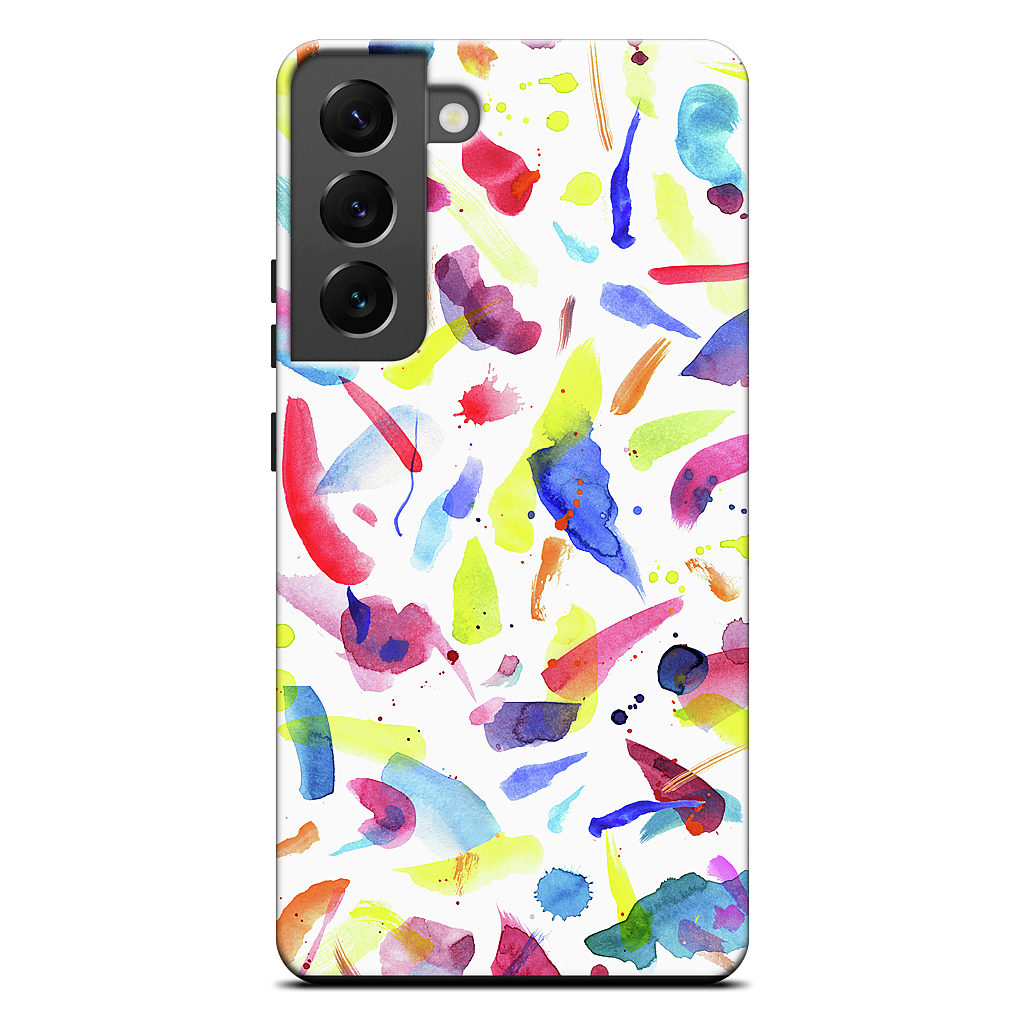 Watercolor Summer Brushstrokes Samsung Case