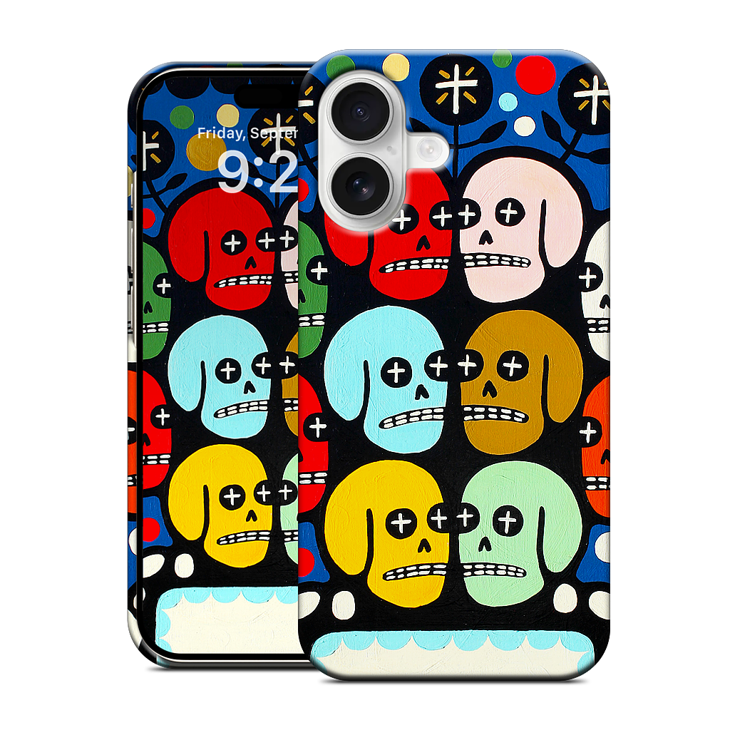 The Many Colors Of Death iPhone Case