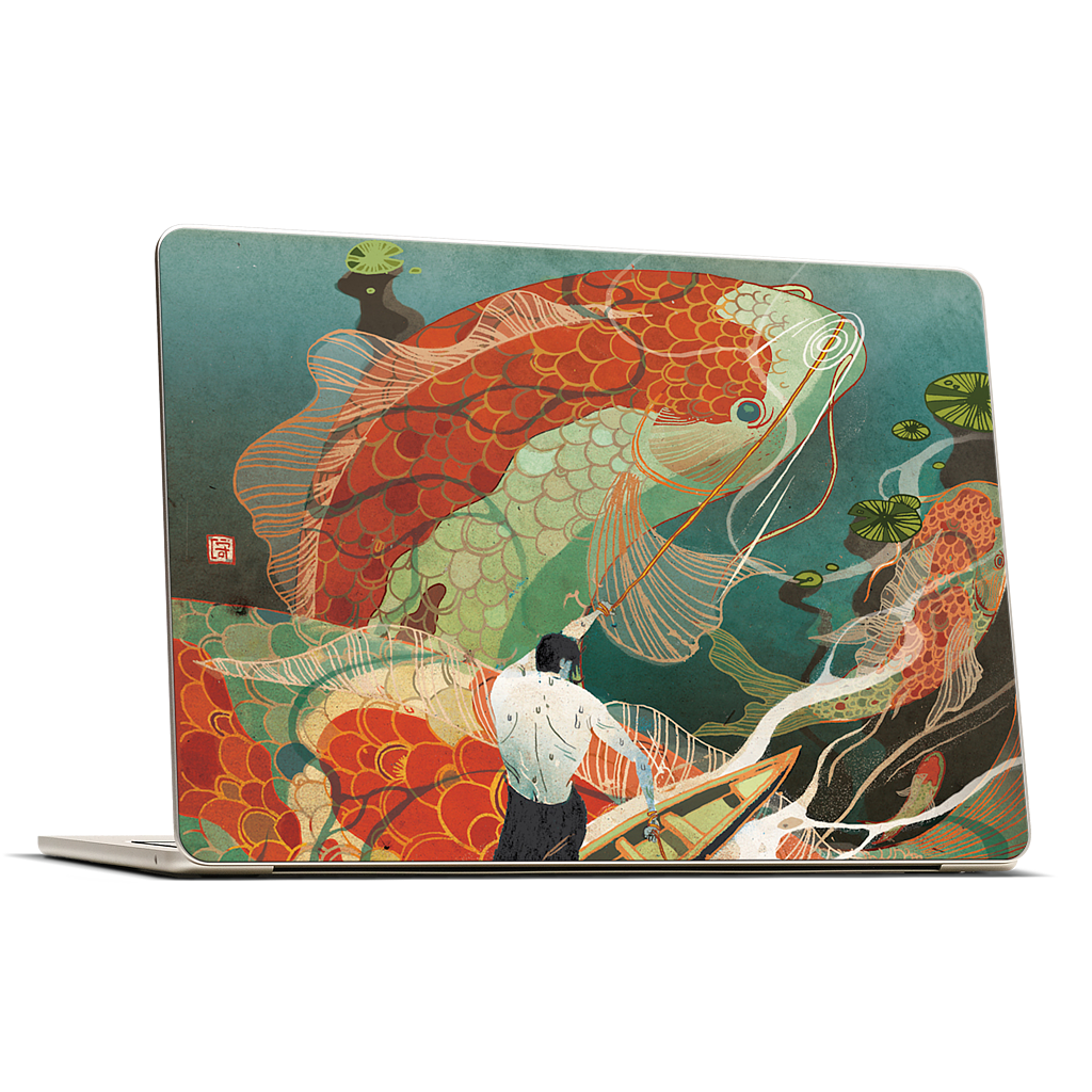 Koi Dance MacBook Skin