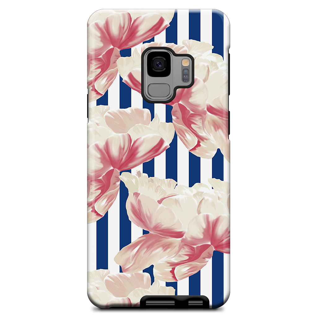 Stripe Floral Samsung Case