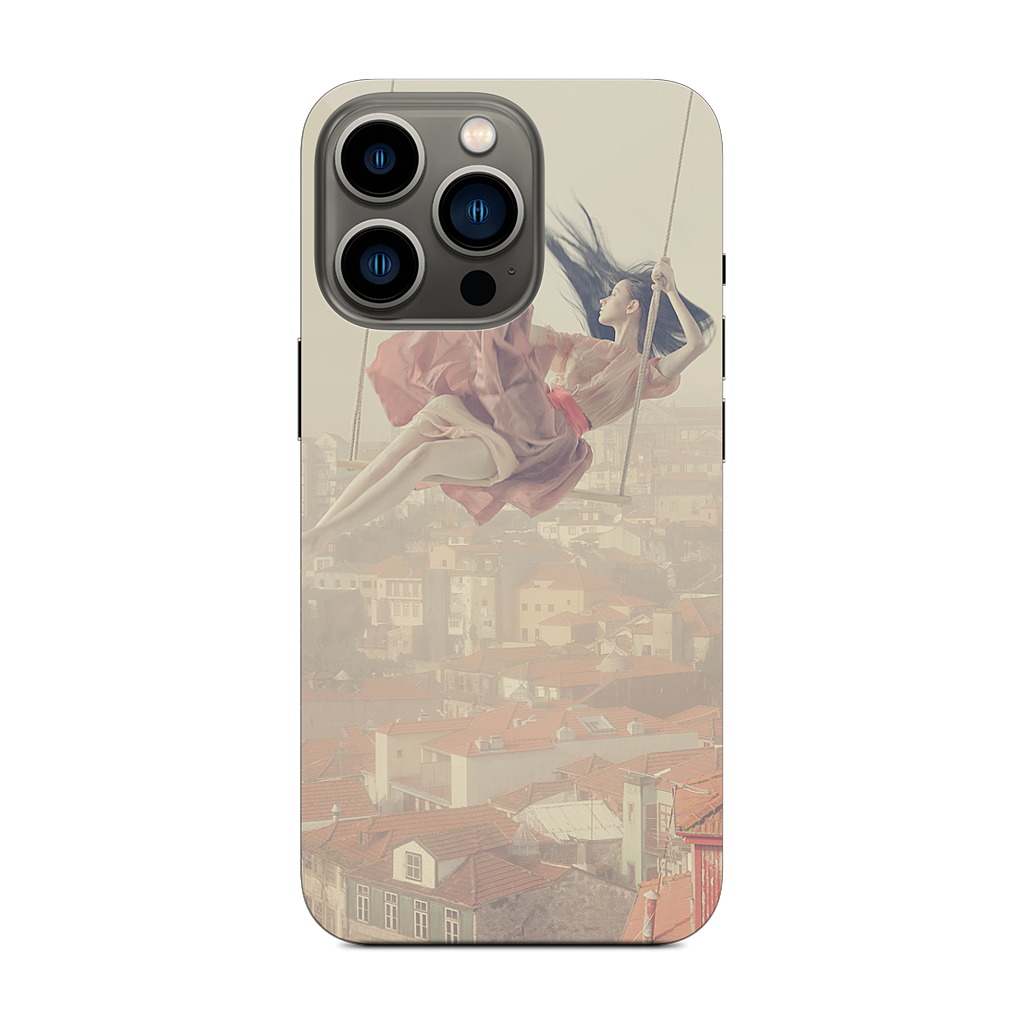 Swinging Over Oporto iPhone Skin