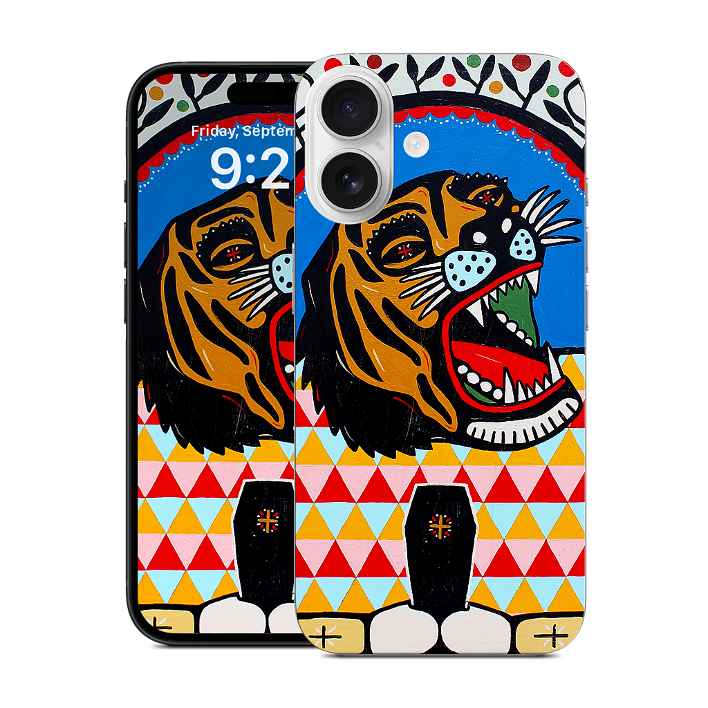 Tiger Coffin iPhone Skin