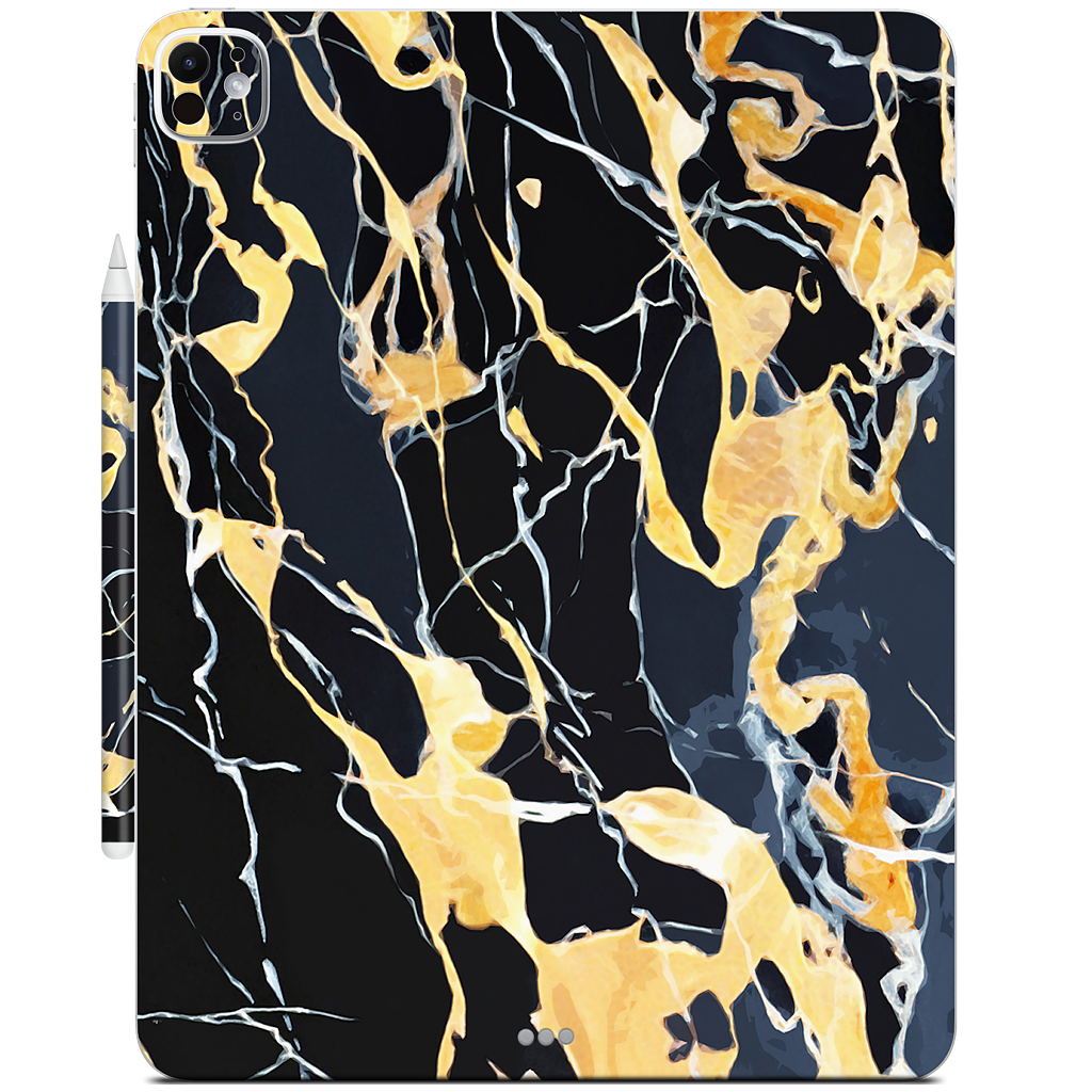 Black Marble iPad Skin