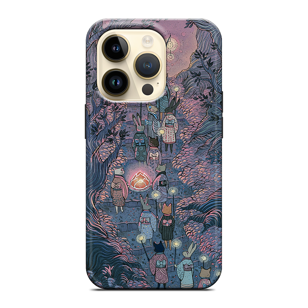 Woodland Procession iPhone Case