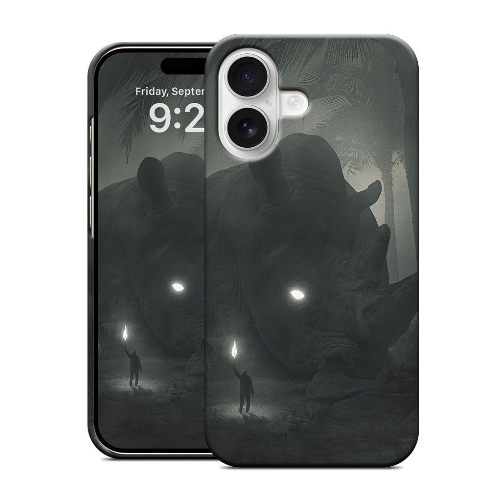 Face of Fear iPhone Case