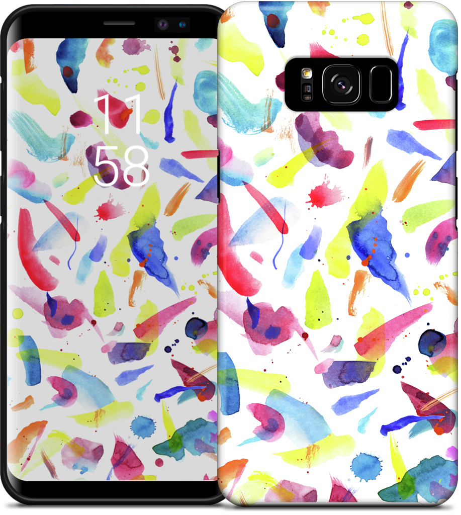 Watercolor Summer Brushstrokes Samsung Case