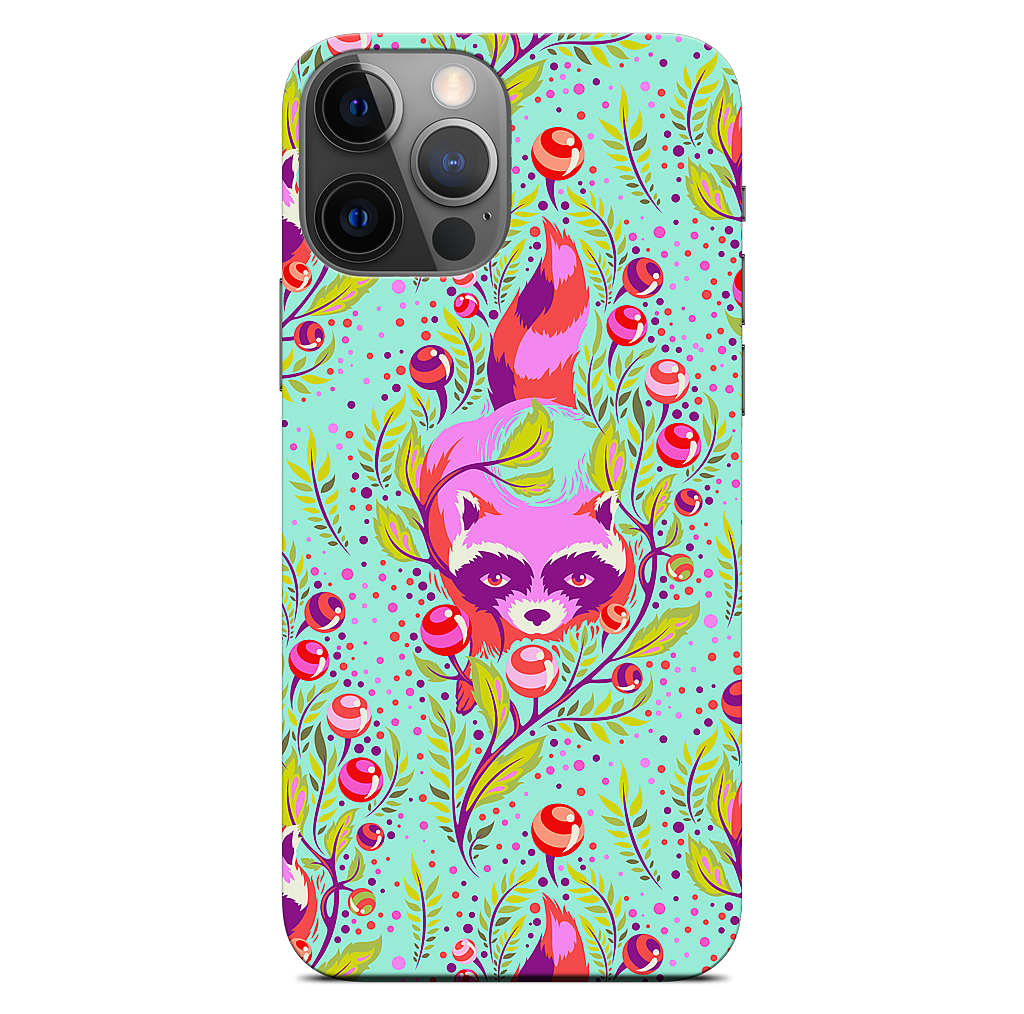 Raccoon Poppy iPhone Skin