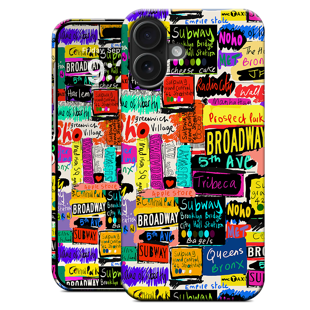 NYC Words iPhone Case