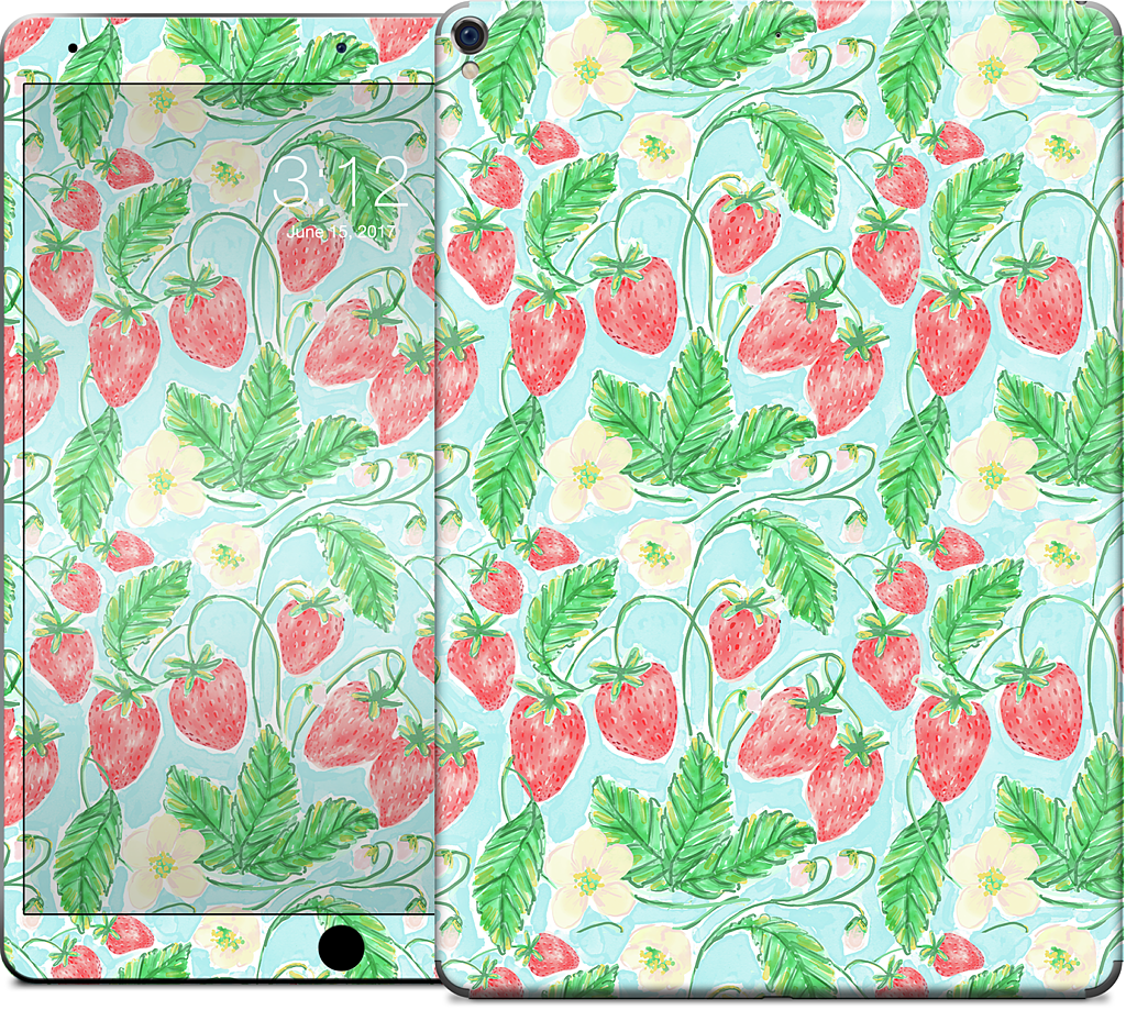 Wild Strawberries iPad Skin