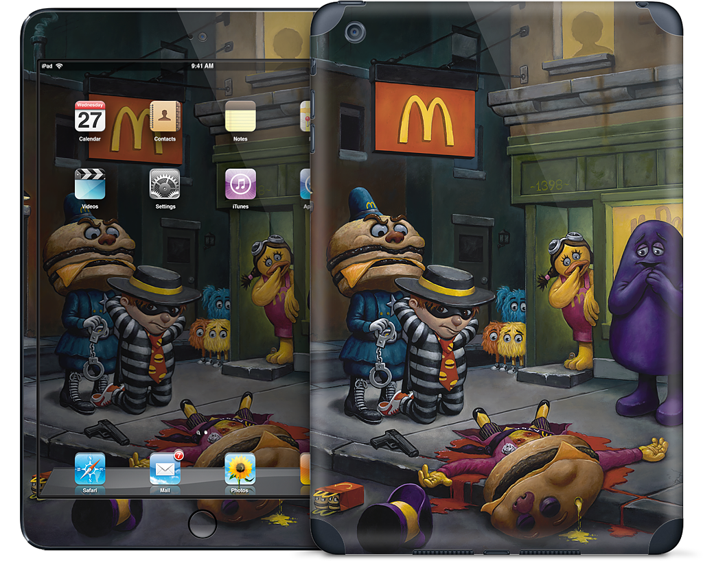 McCheese Gets Greased iPad Skin