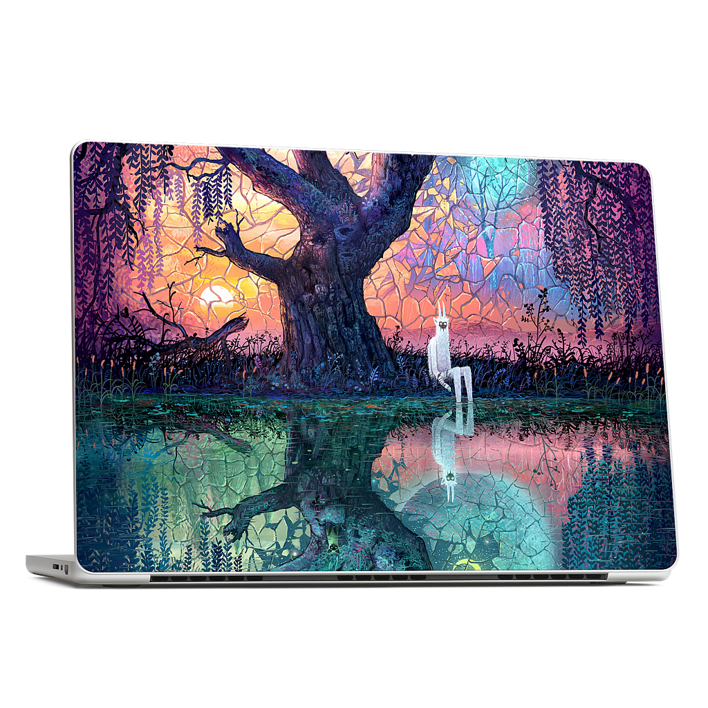 On the Banks of Broken Worlds MacBook Skin