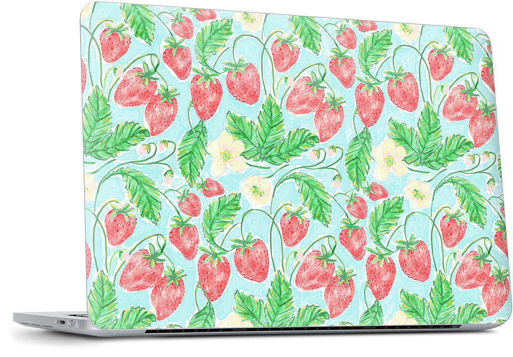 Wild Strawberries MacBook Skin