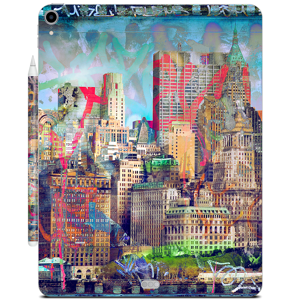 Graffiti Skyline iPad Skin