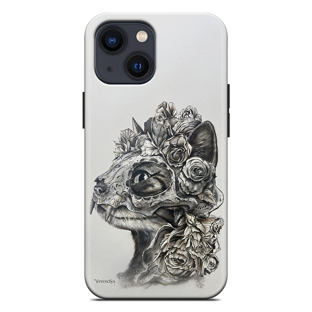 Muerte Cat iPhone Case