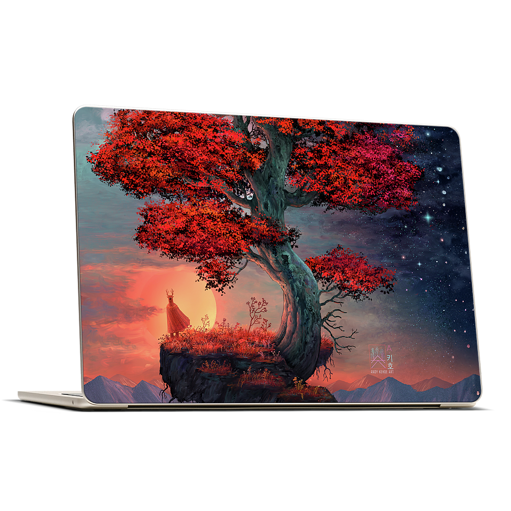 Light & Dark in Equal Parts MacBook Skin