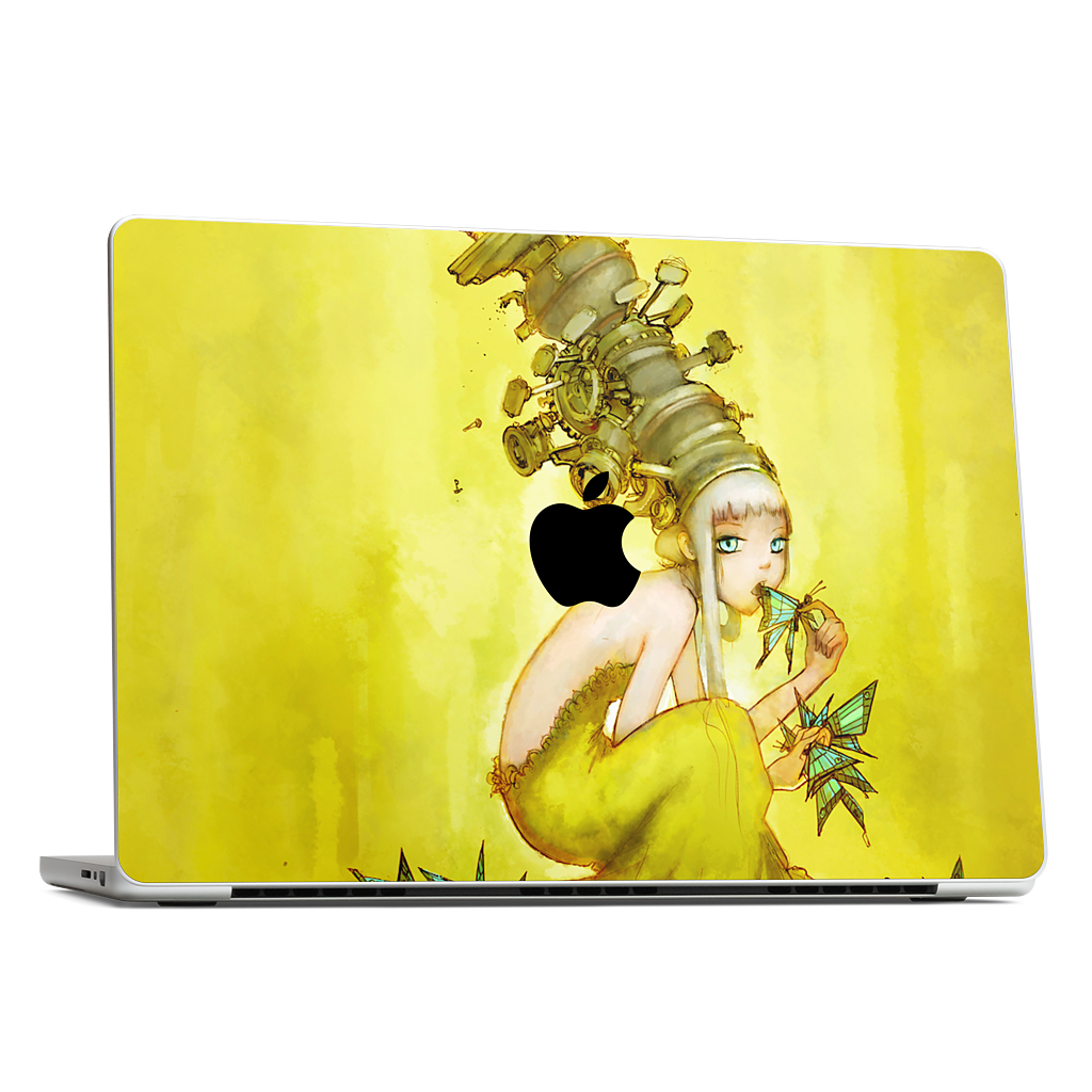 Glass Butterflies MacBook Skin