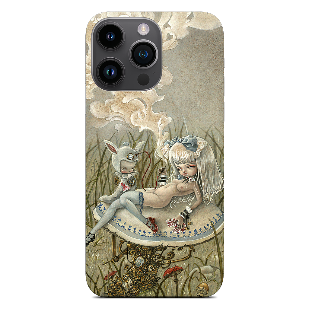 Alice and the Caterpillar iPhone Skin