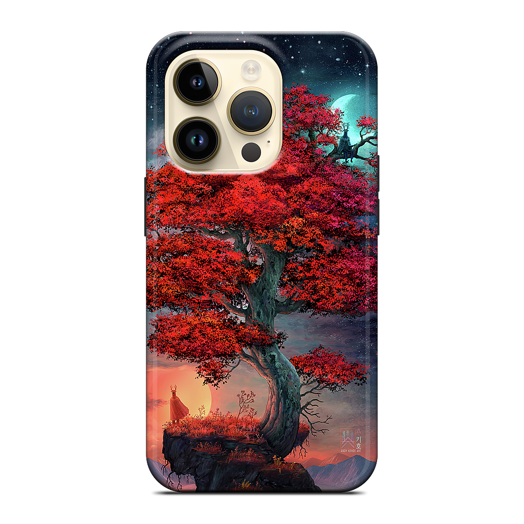 Light & Dark in Equal Parts iPhone Case