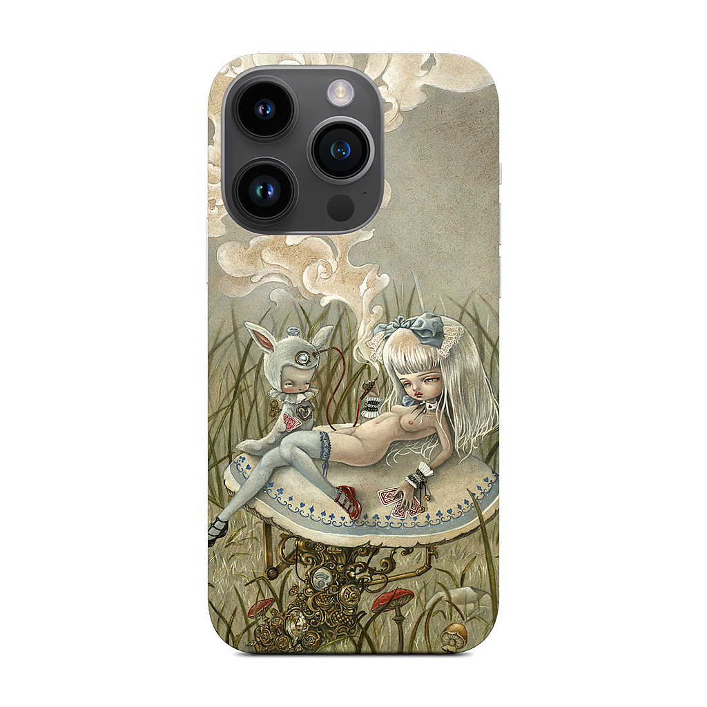 Alice and the Caterpillar iPhone Skin