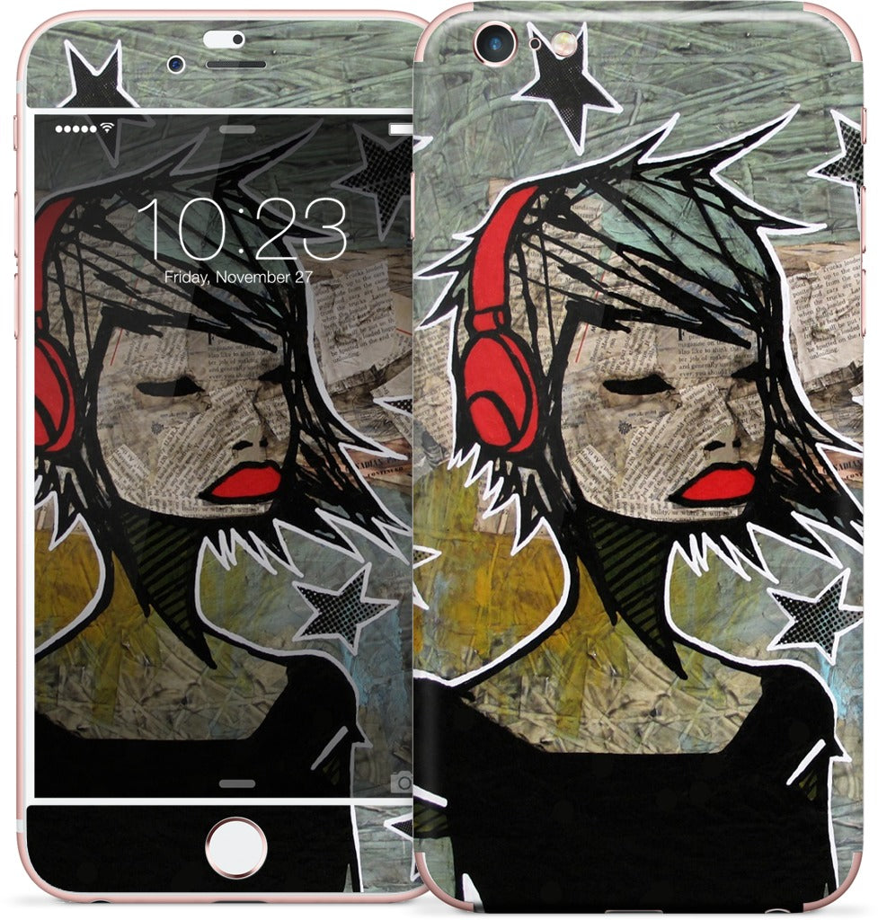 Night Music iPhone Skin