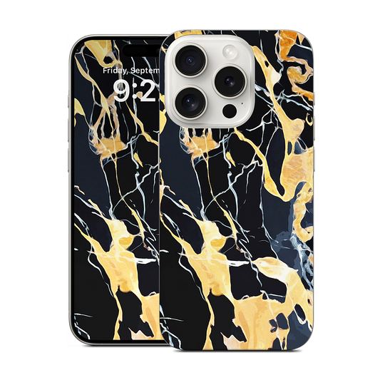 Black Marble iPhone Skin