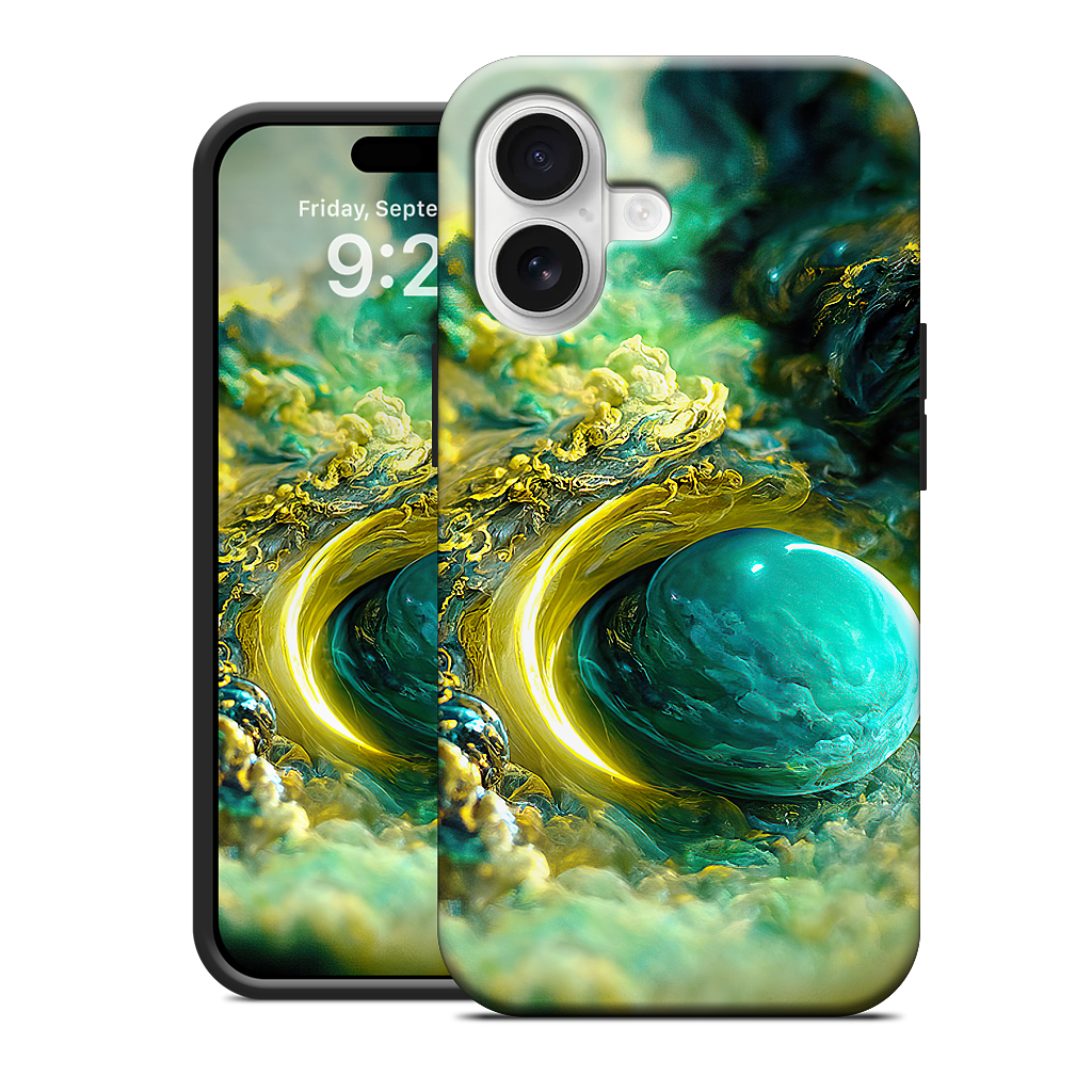 Planetary Accretion iPhone Case