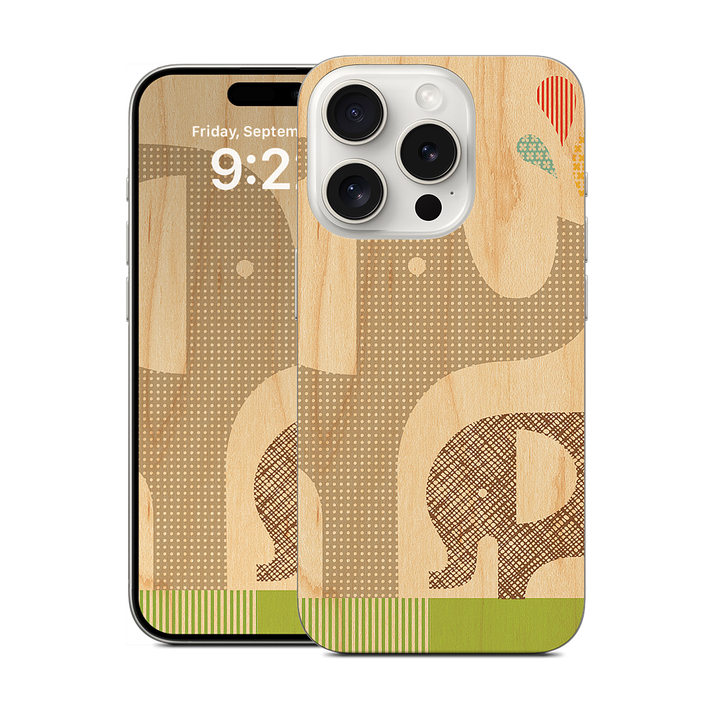 Elephant with Calf iPhone Skin