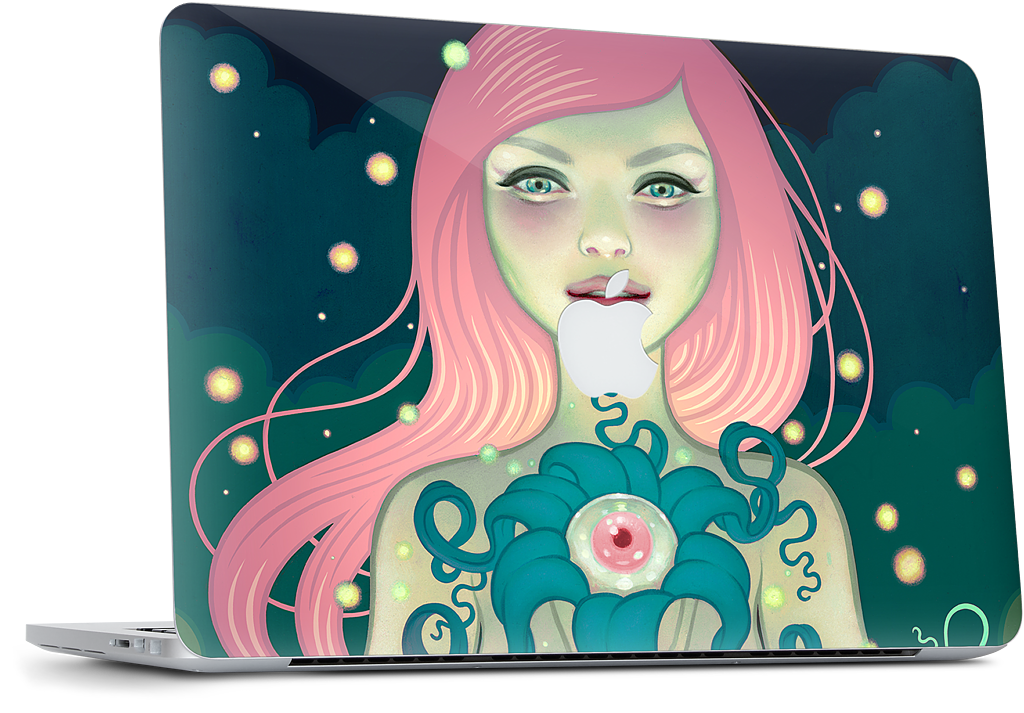 Midnight Bloom MacBook Skin
