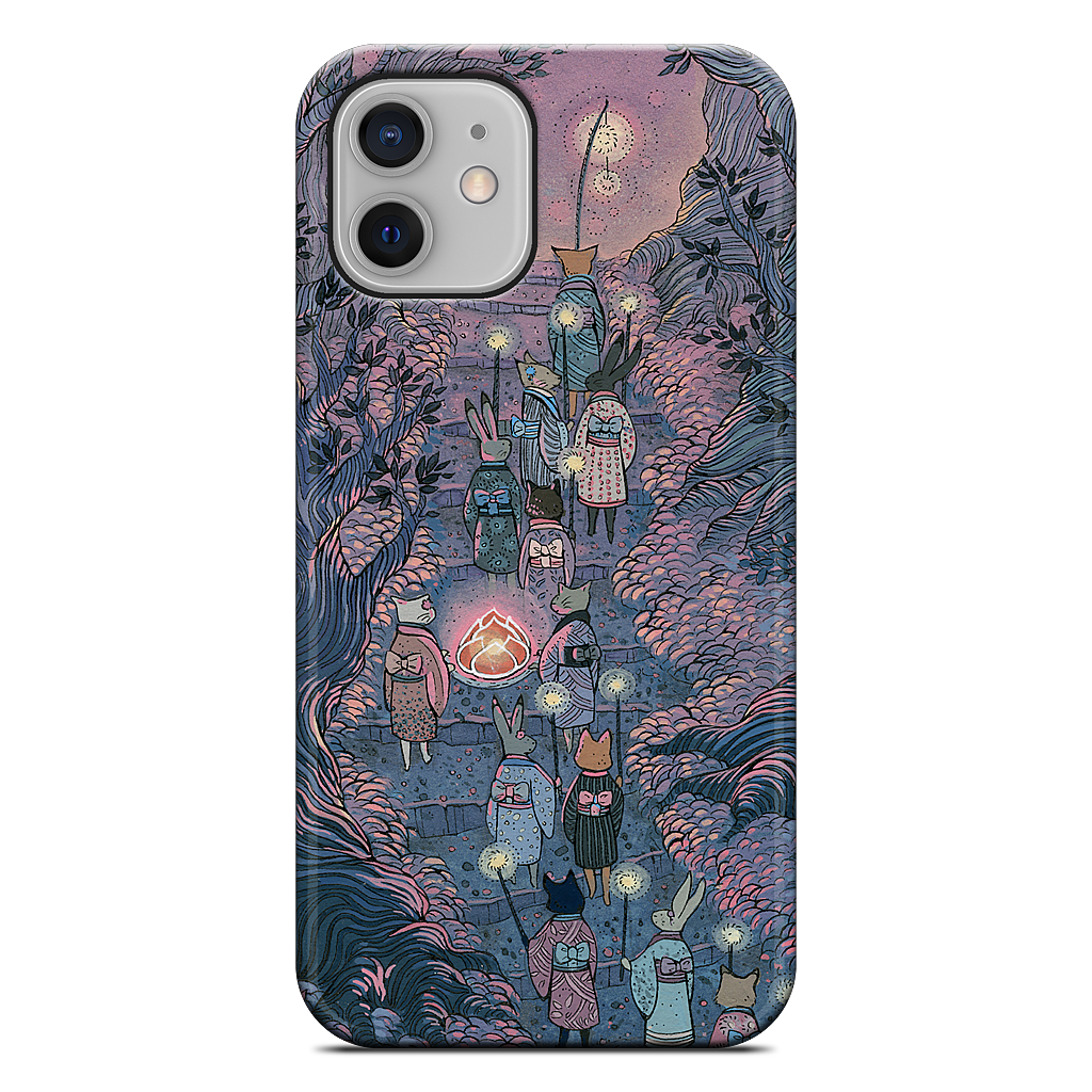 Woodland Procession iPhone Case