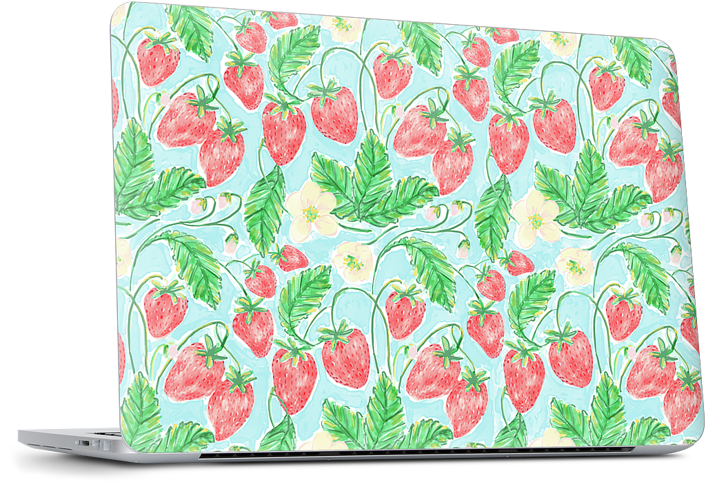 Wild Strawberries MacBook Skin