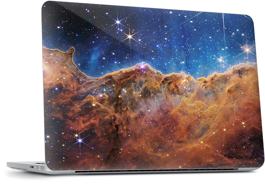 Cosmic Cliffs of Carina MacBook Skin