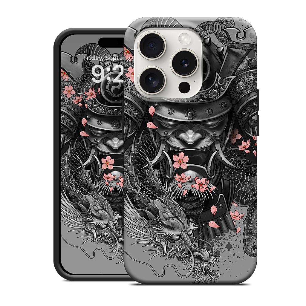 Samurai Dragon iPhone Case