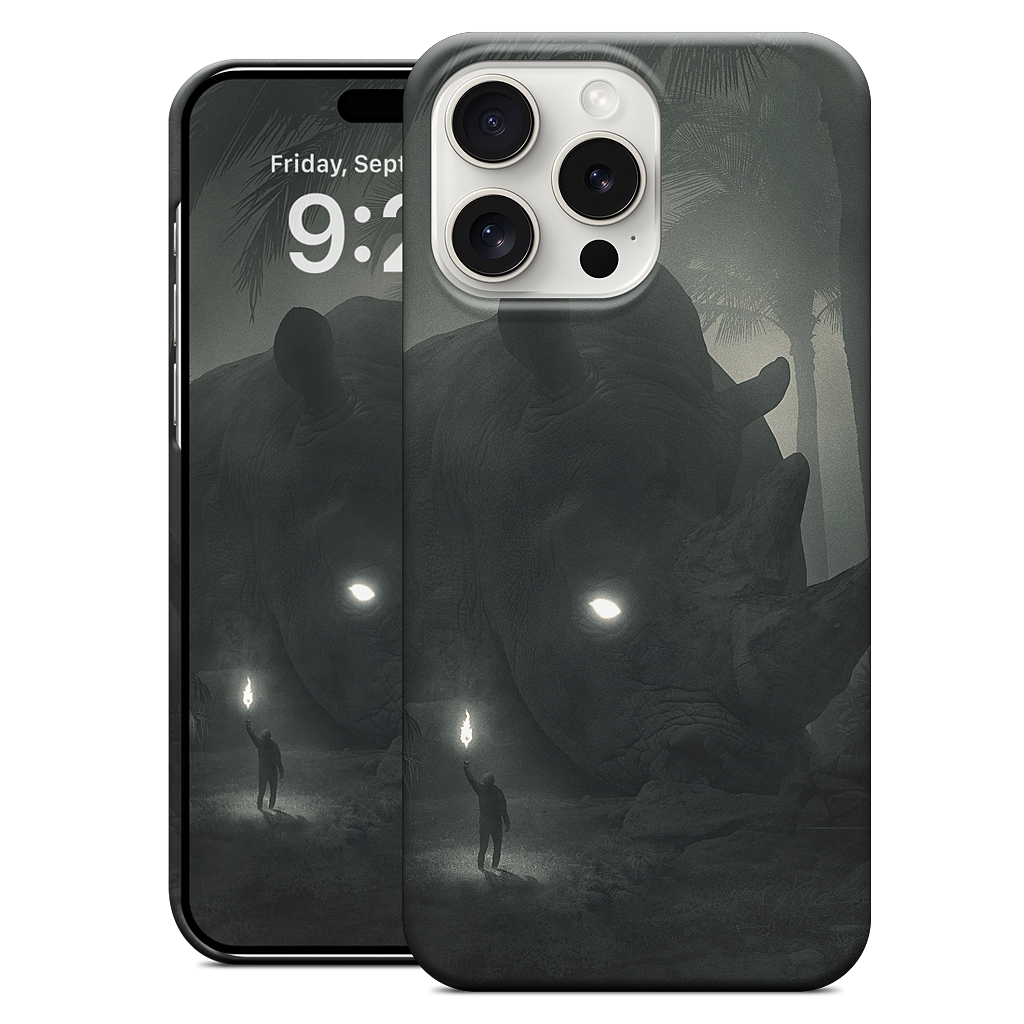 Face of Fear iPhone Case