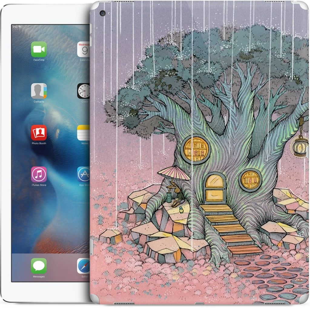 Rainy Day In The Library iPad Skin