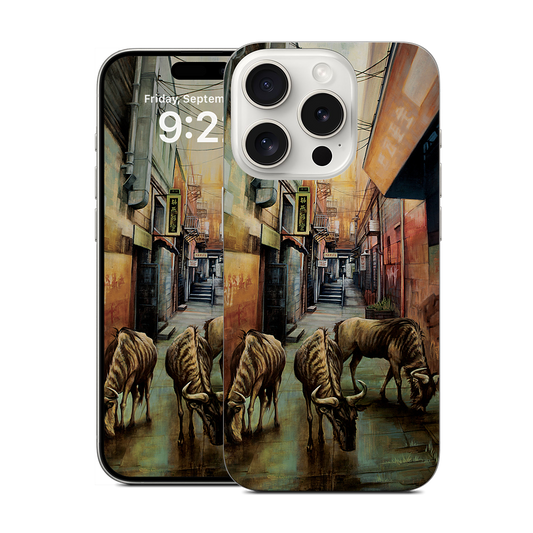 "Street of Three Beasts" -Levinson iPhone Skin