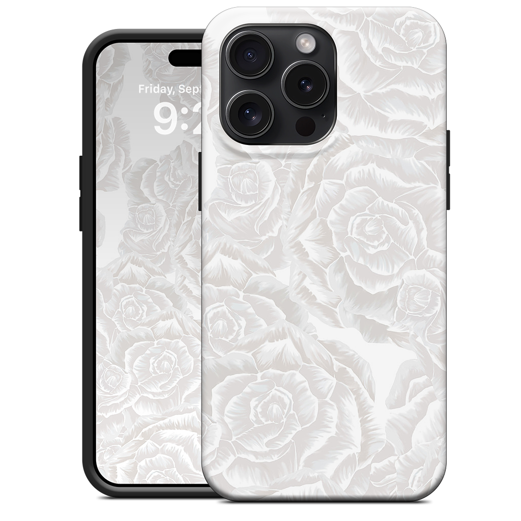 White Rose iPhone Case