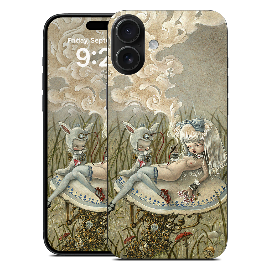 Alice and the Caterpillar iPhone Skin