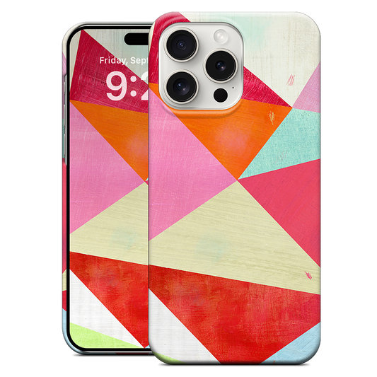 Pink Triangle iPhone Case