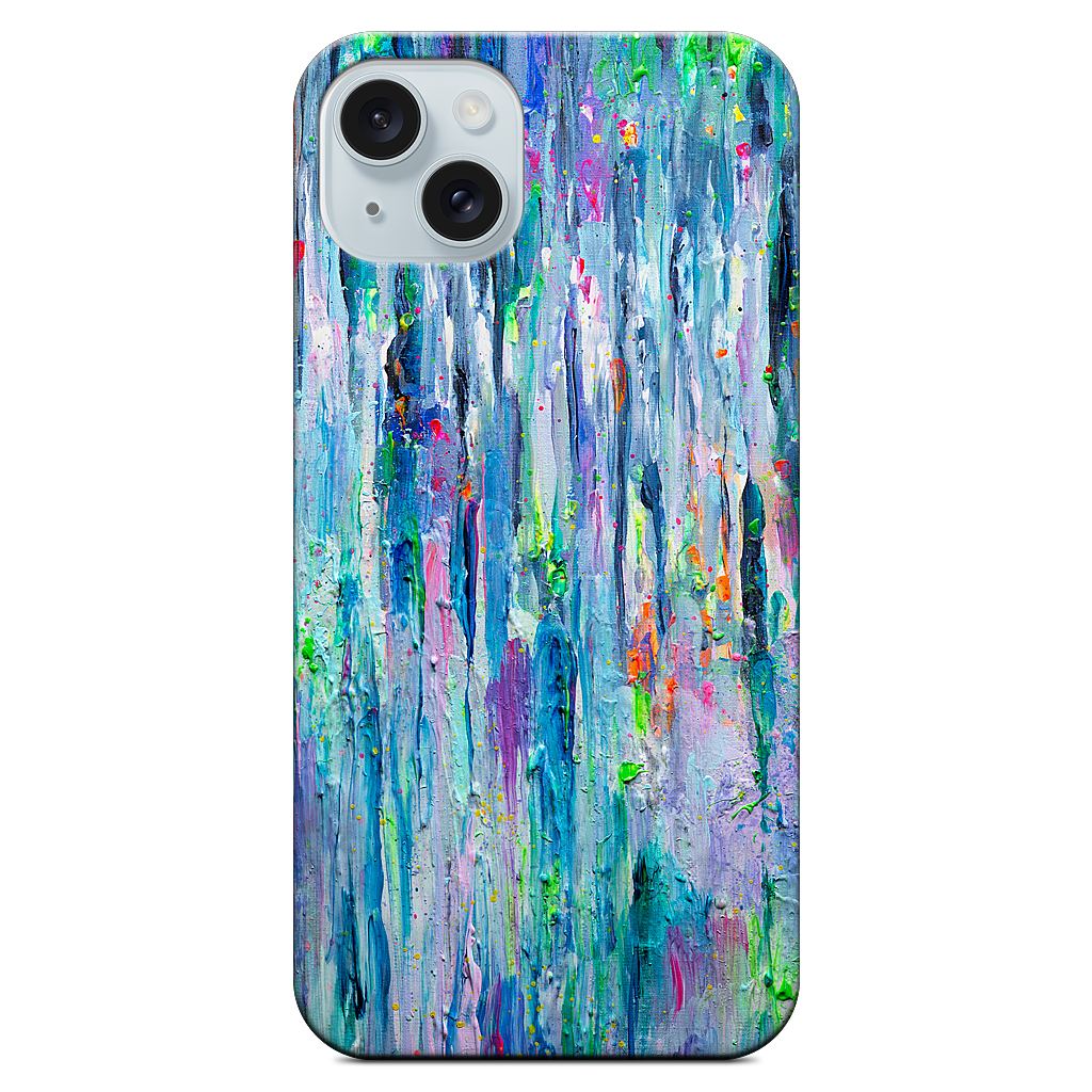 Silver Rain iPhone Case