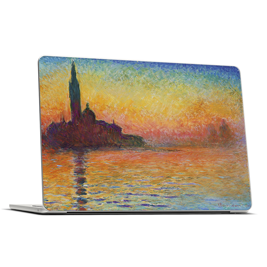 Sunset in Venice MacBook Skin