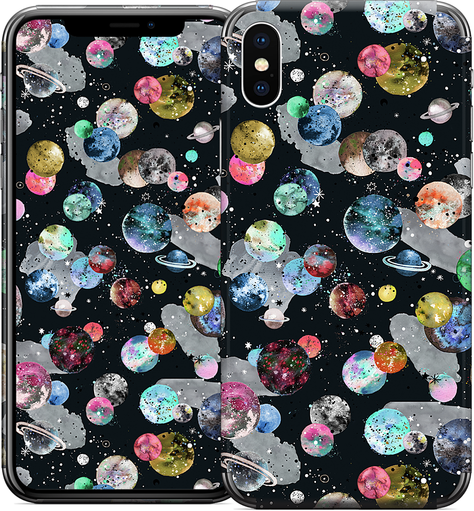 Cosmic Collage iPhone Skin