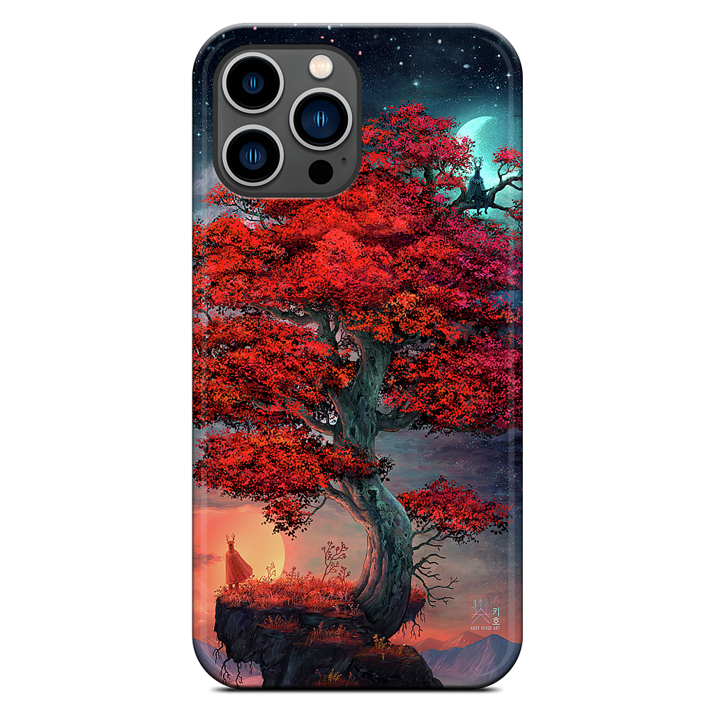 Light & Dark in Equal Parts iPhone Case