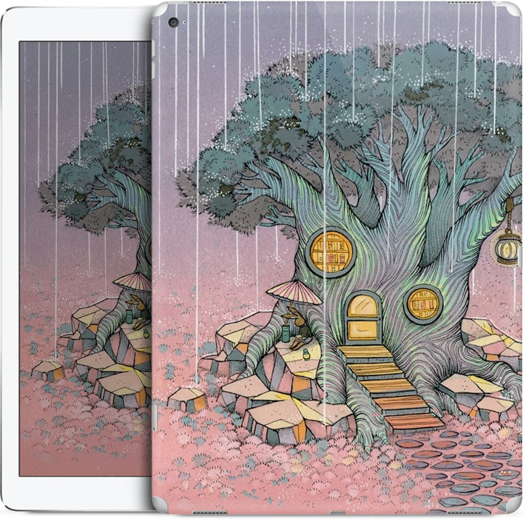 Rainy Day In The Library iPad Skin