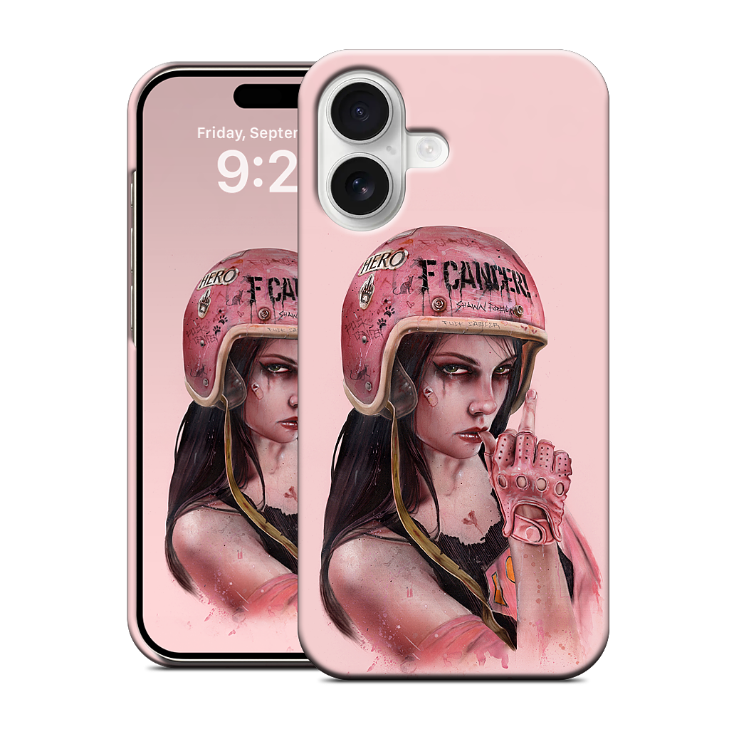 F Cancer iPhone Case